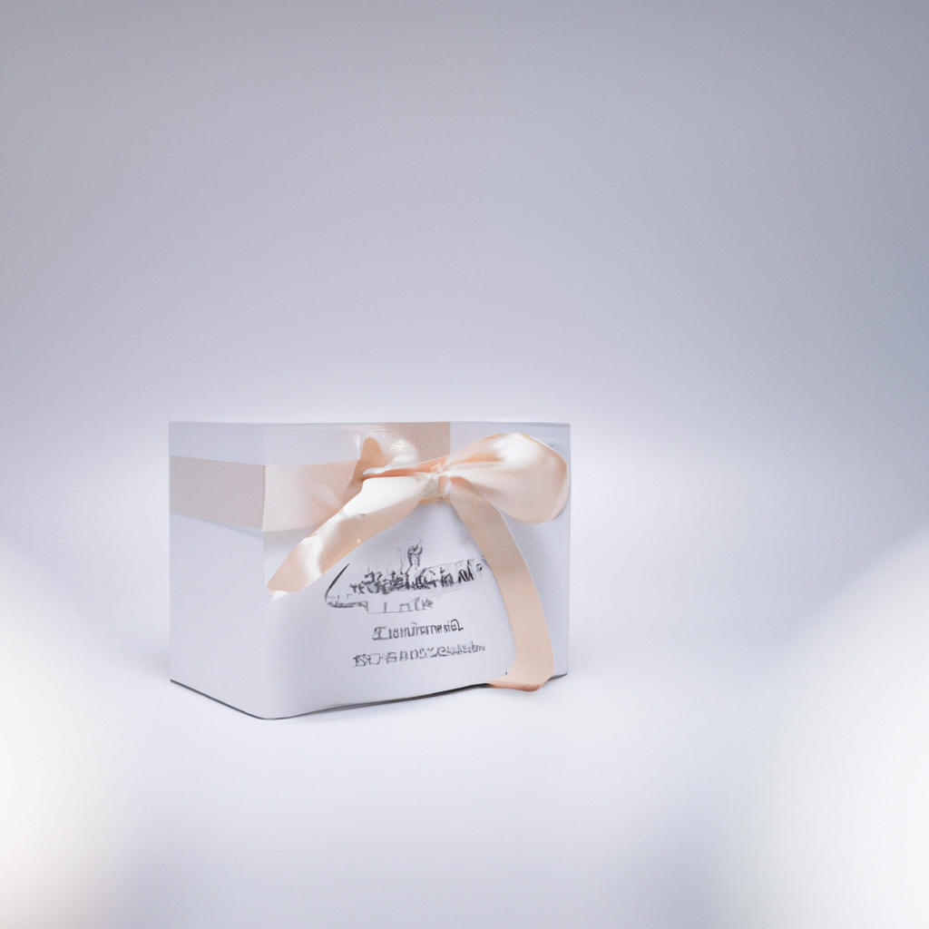 Carte cadeau photographie élégante